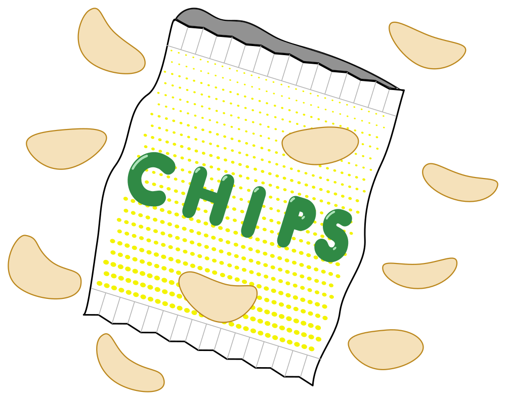 OnlineLabels Clip Art Bag of Chips
